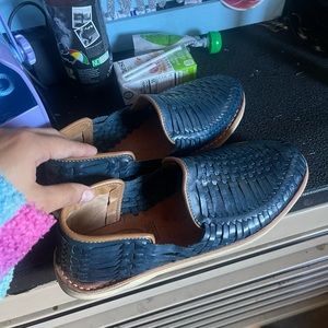 Authentic Mexican woven shoes